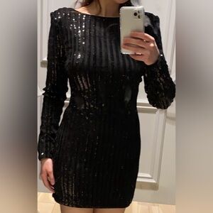 Forever 21 Black Sequin Dress